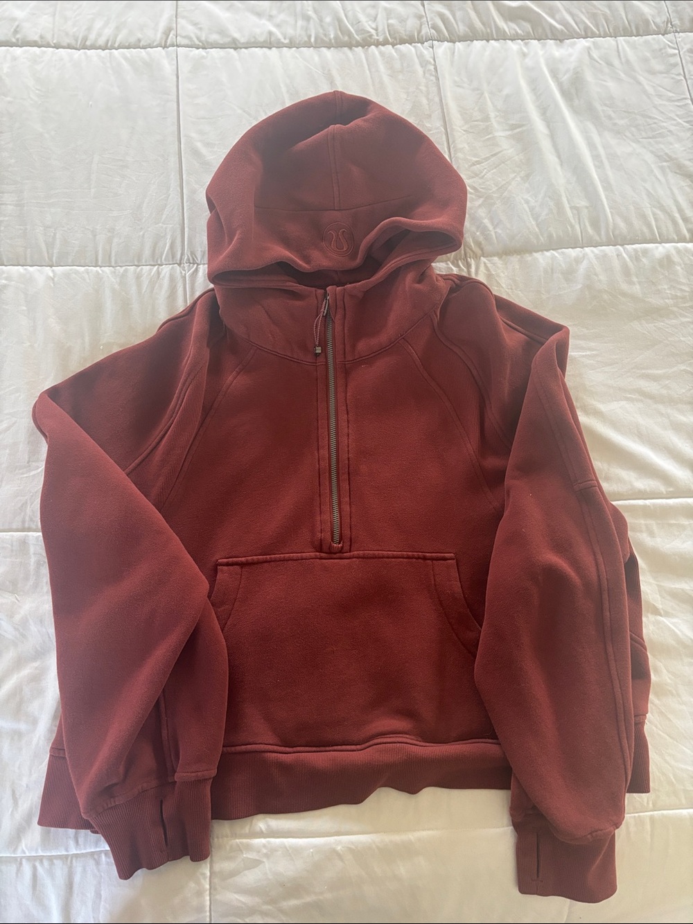 lululemon athletica Half-Zip Hooded Fleece - Rust